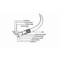 Gembird Cable USB 3.0 AM-BM 0.5m, kék (CCP-USB3-AMBM-0.5M)