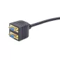   Gembird adapter VGA dugó - 2x VGA aljzat aranyozott (CC-VGAX2-20CM)