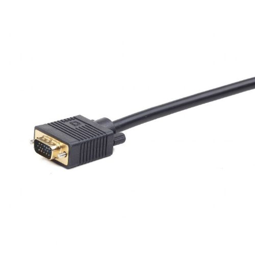 Gembird adapter VGA dugó - 2x VGA aljzat aranyozott (CC-VGAX2-20CM)