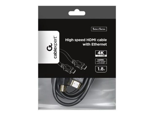 Gembird HDMI kábel 1.8m aranyozott 1.4 ethernet (CC-HDMI4L-6)