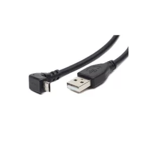 Gembird micro USB könyök kábel 1.8m (CCP-MUSB2-AMBM90-6)