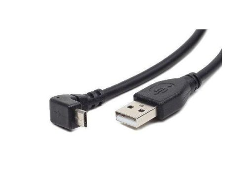 Gembird micro USB könyök kábel 1.8m (CCP-MUSB2-AMBM90-6)