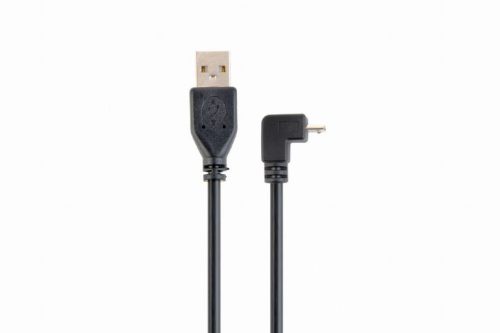 Gembird micro USB könyök kábel 1.8m (CCP-MUSB2-AMBM90-6)