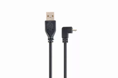 Gembird micro USB könyök kábel 1.8m (CCP-MUSB2-AMBM90-6)