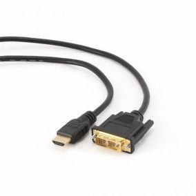   Gembird HDMI - DVI 0.5m átalakító kábel aranyozott (CC-HDMI-DVI-0.5M)