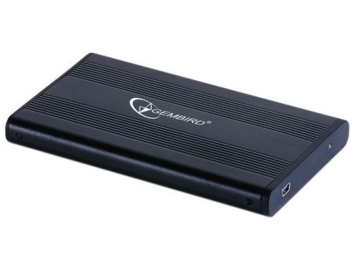 Gembird 2.5" SATA külső USB 2.0 hdd ház mini usb, fekete (EE2-U2S-5)