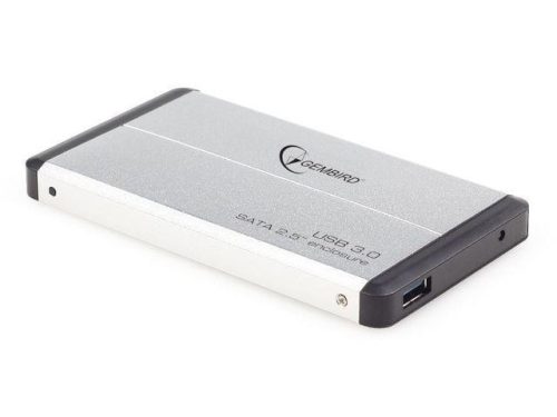 Gembird 2.5" USB 3.0 SATA külső hdd ház mini usb, ezüst (EE2-U3S-2-S)