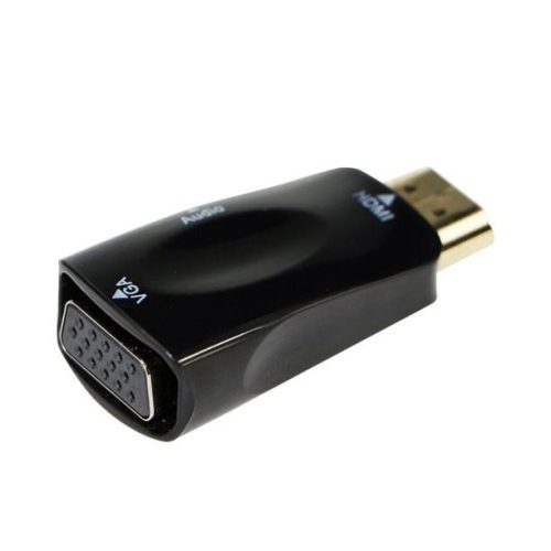 Gembird Passzív HDMI-VGA átalakító adapter, audio támogatással (A-HDMI-VGA-02)