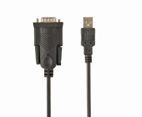 Gembird USB - RS232 COM átalakító kábel 1.5m fekete (UAS-DB9M-02)