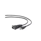   Gembird USB - RS232 COM átalakító kábel 1.5m fekete (UAS-DB9M-02)