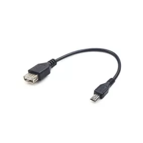  Gembird micro USB B apa - USB A anya 2.0 OTG kábel 15cm (A-OTG-AFBM-03)