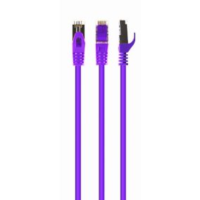 Gembird SFTP CAT6A patch kábel 1m ibolya (PP6A-LSZHCU-V-1M)