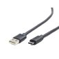 Gembird USB C - USB 2.0 kábel 1m fekete (CCP-USB2-AMCM-1M)