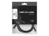 Gembird USB C - USB 2.0 kábel 1.8m fekete (CCP-USB2-AMCM-6)