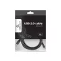 Gembird USB C - USB 2.0 kábel 1.8m fekete (CCP-USB2-AMCM-6)