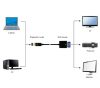 Gembird Displayport 1.1 - VGA átalakító (A-DPM-VGAF-02)