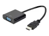Gembird HDMI VGA átalakító adapter (A-HDMI-VGA-04)
