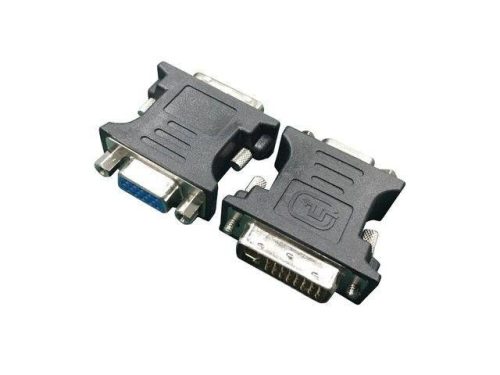 Gembird DVI 24+5 apa - VGA anya adapter fekete (A-DVI-VGA-BK)