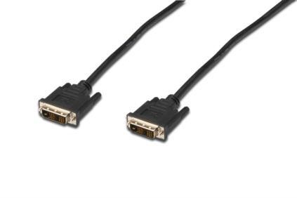 Assmann DVI-SL single link kábel 2m fekete (AK-320107-020-S)