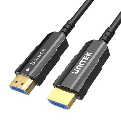 Unitek HDMI 2.0a aktív optikai kábel 4K 60Hz 10m (C11072BK-10M)