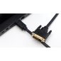 Unitek HDMI - DVI-D 24+1 kábel 2m (C1271BK-2M)