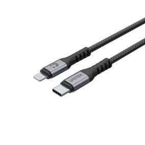 Unitek Prémium USB C - Lightning kábel 1m (C14060GY)