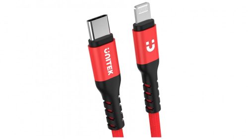 Unitek USB-C-Lightning 1m MFi kábel (C14060RD)