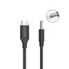 Unitek USB C - DC 4.5x3.0 65W HP laptop tápkábel 1.8m (C14117BK-1.8M)