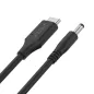  Unitek USB C - DC 4.0x1.7 65W Lenovo laptop tápkábel 1.8m (C14118BK-1.8M)