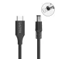   Unitek USB C - DC 5.5x1.7 65W Acer laptop tápkábel 1.8m (C14119BK-1.8M)
