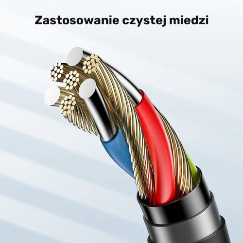 Unitek USB C - DC 5.5x1.7 65W Acer laptop tápkábel 1.8m (C14119BK-1.8M)