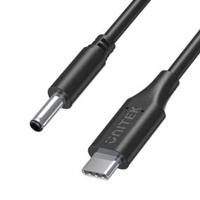   Unitek USB C - DC 4.5x3.0 65W Dell laptop tápkábel 1.8m (C14120BK-1.8M)
