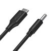 Unitek USB C - DC 4.5x3.0 65W Dell laptop tápkábel 1.8m (C14120BK-1.8M)