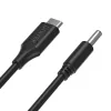 Unitek USB C - DC 4.5x3.0 65W Dell laptop tápkábel 1.8m (C14120BK-1.8M)