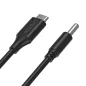   Unitek USB C - DC 4.5x3.0 65W Dell laptop tápkábel 1.8m (C14120BK-1.8M)