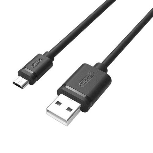 Unitek USB 2.0 AM - micro USB BM kábel 0.5m (Y-C454GBK)
