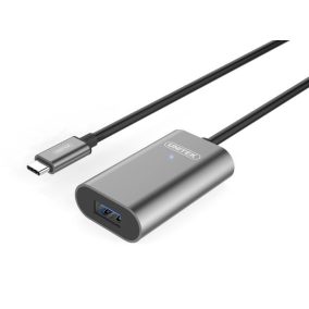   Unitek Prémium Aktív USB C - USB 3.1 hosszabbító kábel 5m (U304A)