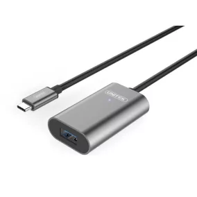   Unitek Prémium Aktív USB C - USB 3.1 hosszabbító kábel 5m (U304A)
