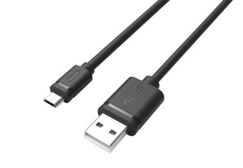 Unitek USB 2.0 AM - micro USB BM kábel 3m (Y-C435GBK)