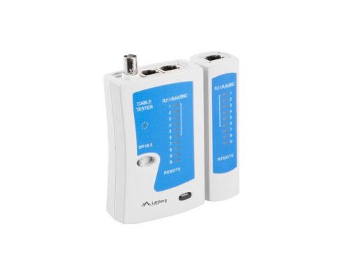 Lanberg RJ45, RJ11, RJ12, Koax kábel teszter (NT-0401)