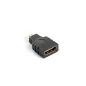   Lanberg HDMI anya - micro HDMI apa átalakító adapter (AD-0015-BK)
