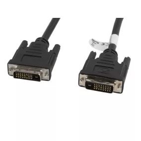   Lanberg DVI-D 24+1 dual link monitor kábel 1.8m (CA-DVID-10CC-0018-BK)