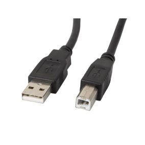   Lanberg USB 2.0 AM-BM nyomtató kábel 5m ferrit szűrős (CA-USBA-11CC-0050-BK)