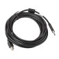 Lanberg USB 2.0 AM-BM nyomtató kábel 5m ferrit szűrős (CA-USBA-11CC-0050-BK)