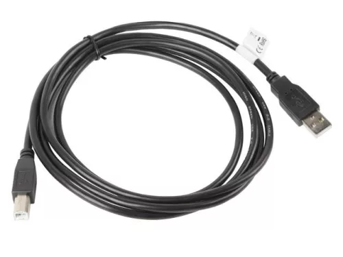 Lanberg USB 2.0 AM-BM nyomtató kábel 1.8m (CA-USBA-10CC-0018-BK)