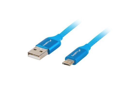 Lanberg Premium USB 2.0 micro kábel Quick Charge 3.0 1.8m (CA-USBM-20CU-0018-BL)