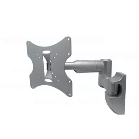   Maclean egykarú fali TV tartó konzol 23-42" VESA 200x200 ezüst (MC-503S)