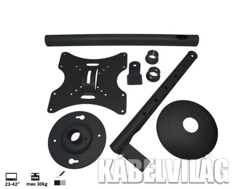 Maclean mennyezeti fali TV tartó 23-42" VESA 200x200 (MC-504b)