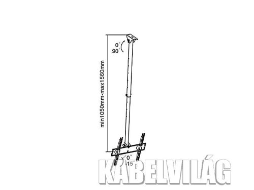 Maclean mennyezeti TV tartó konzol 32-55" (MC-631)