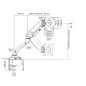 Maclean univerzális asztali monitor állvány 13''-27'' 6 kg (MC-673)